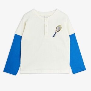 Mini Rodini Racquet Long Slv 100% Cttn Tee Shirt size
  9-18 months